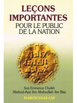 French: Leçons Importantes Pour Le Public De La Nation